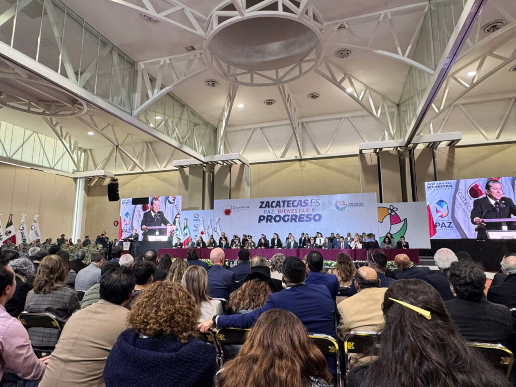 David Monreal lanza Agenda del Progreso en Zacatecas: «Sin paz no hay futuro»